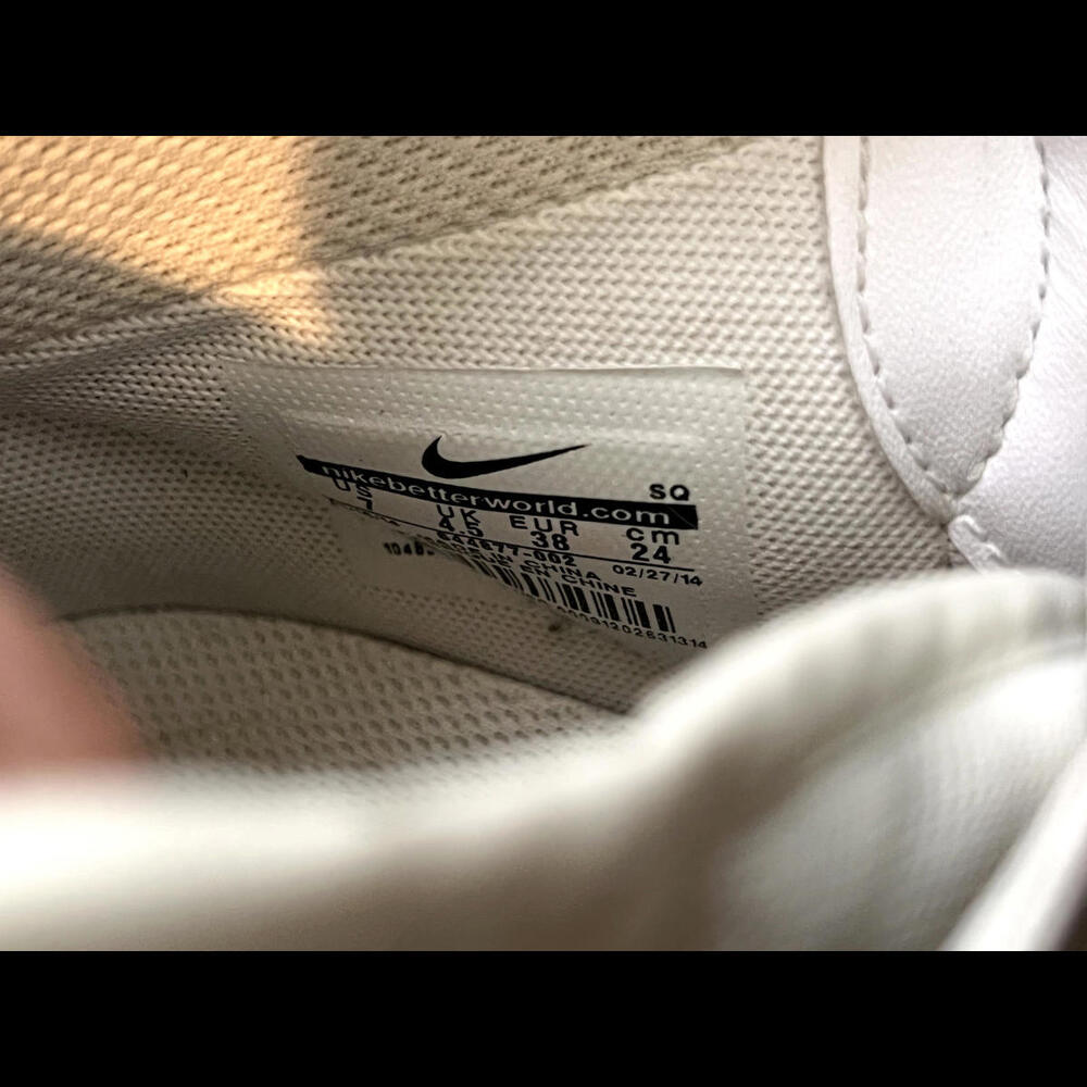 Nike Womens Dunk Sky Hi Essential‎ 644877 White Basketball Shoes Sneakers Sz 7 - Picture 7 of 9